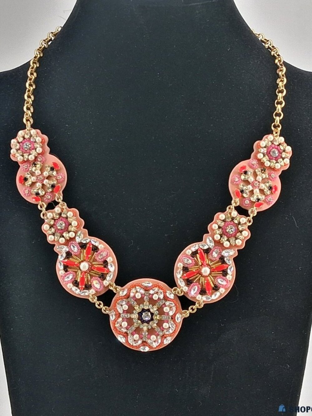 KATE SPADE DESERT GARDEN STATEMENT BEADED NECKLACE KS5